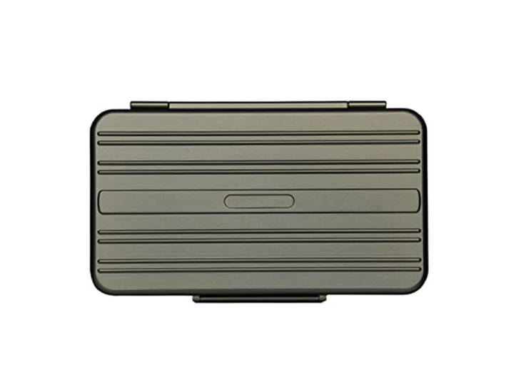 Ultradünner tragbarer Humidor, Zedernholz-Humidor, tragbarer Humidor aus Zedernholz, Reisehumidor, Unisex,Green