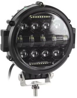 Uplifted Finds 7 Inch 100W High Intensity LED Work Light   10000LM Round Offroad Spotlight With White DRL For SUV & Truck 1 Pc