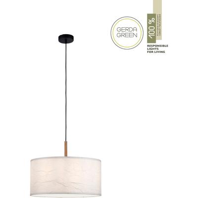 JUST LIGHT Pendelleuchte "GREEN SOFI", weiß, 1, H: 60cm, 1 Stk., Leuchten, Pendelleuchte