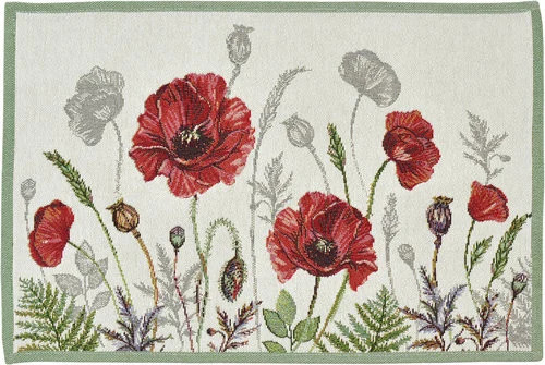 Sander placemat Poppy meadow