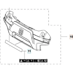 Husqvarna Bumper Kit / Stoßfänger hinten AM310 315 315X