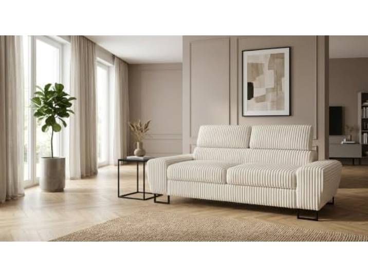 Family Meble Sofa Savio Idylla, 2-Sitzer – Hellbeige – 1