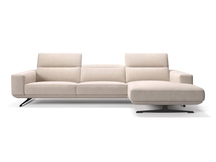 Hochwertiges Stoff Ecksofa MERANO Italienisch Lounge
