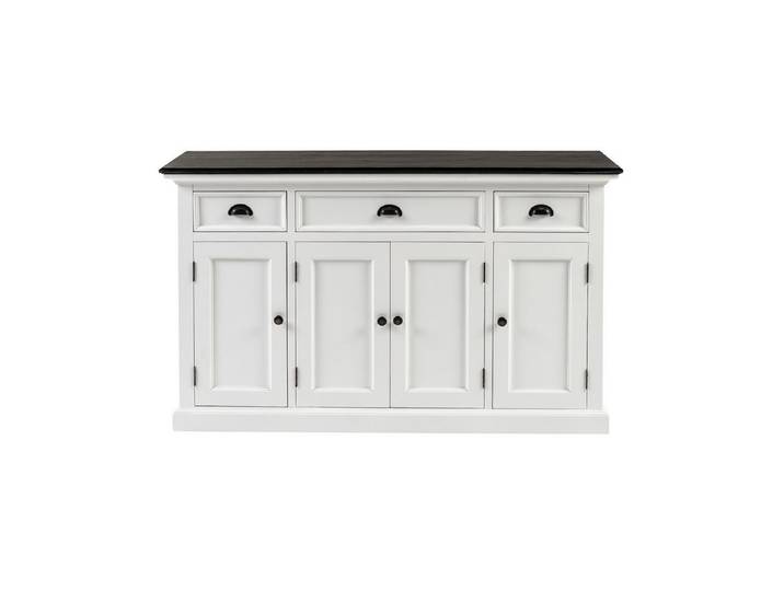 Novasolo Buffet Halifax Contrast Buffetschrank mit 4 Türen und 3 Schubladen