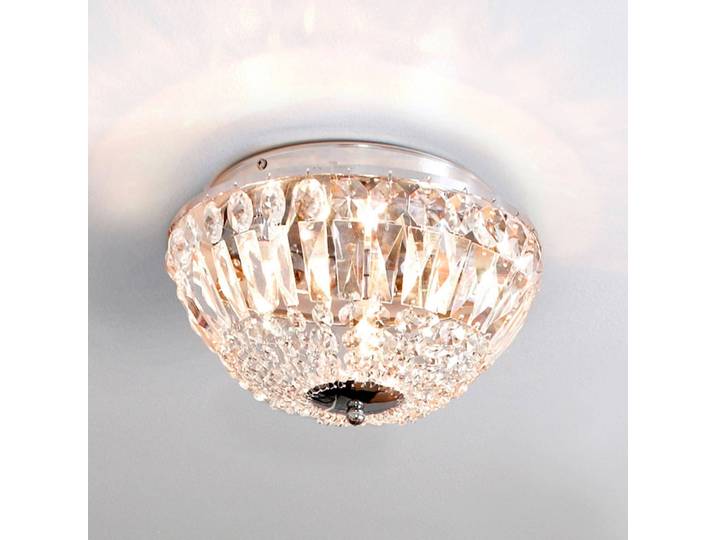 Markslöjd Kristall Deckenlampe Estelle, dimmbar, klar / transparent, für Badezimmer, Kristall, Deckenlampe