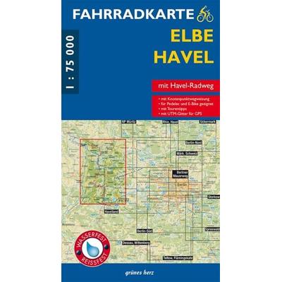 Fahrradkarte Elbe, Havel, Sonstige von , Grünes Herz, 978-3-86636-280-2
