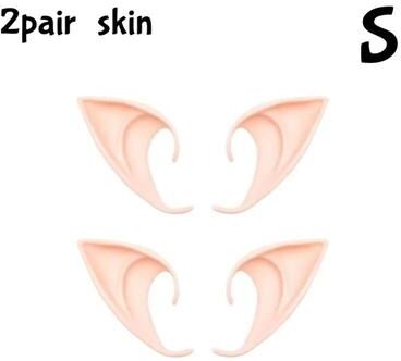 Inspired Finds Realistic Silicone Elf Ears For Fairy Vampire Cosplay 2 Pairs Skin Small