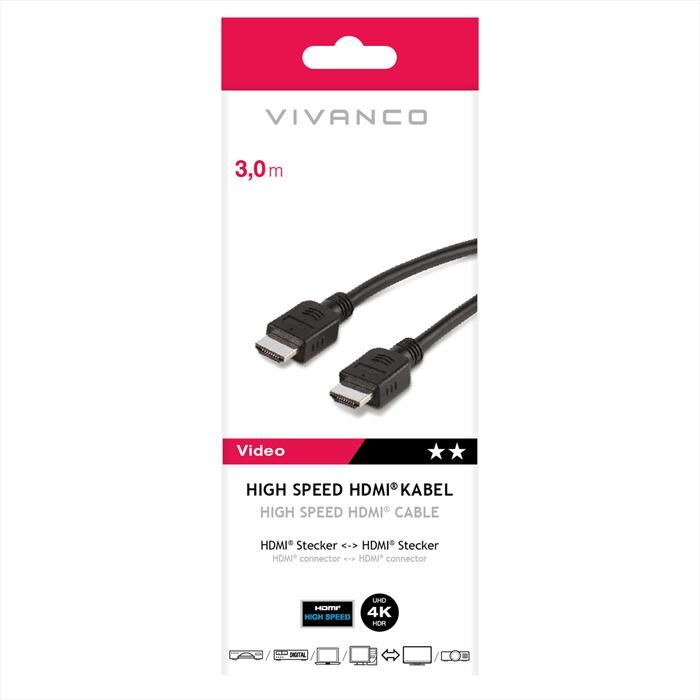SBS Cavo Hdmi V. 1.4 1080p-nero