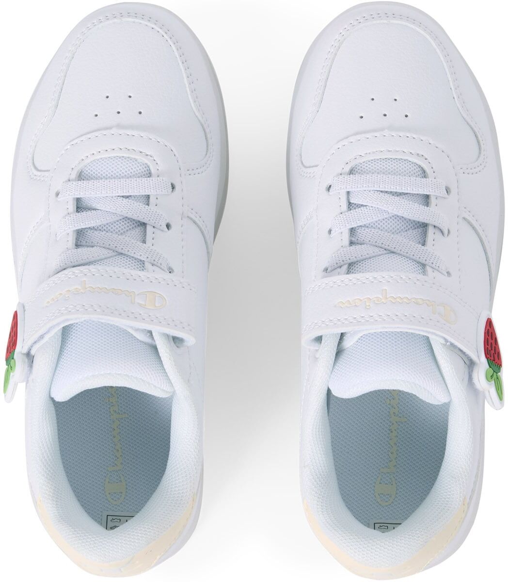Sneaker CHAMPION "GLW G PS", Mädchen, Gr. 34, Synthetik, weiss (wht, natl), Schuhe Sneaker, mit cooler Blinkfunktion wht, natl 34, Synthetik