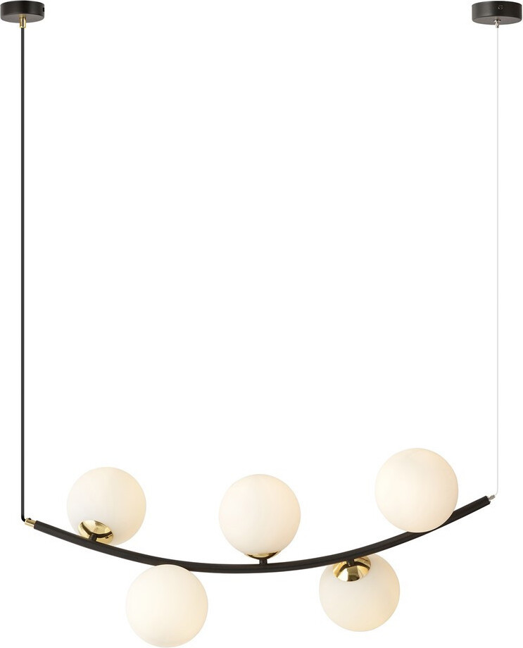Emibig Hanglamp Kroonluchter RITZ 5 BL OPAL