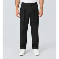 Berwich für Herren. ts0454x Schwarze Chiold-Hose (50), Lässig, Baumwolle