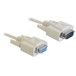 DELOCK 84016 - Kabel Seriell, SUB-D 9, Stecker/Buchse, 5m