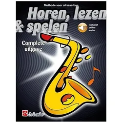 Horen, lezen & spelen Complete uitgave altsaxofoon Alto Saxophone Book & Audio-Online, Fachbücher
