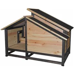 Duvoplus Cuccia per Cani Design Bosco Bungalow Abbaiante (Hundehütte), Hundehütte