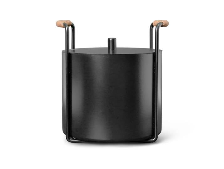 Ferm Living Seau à cendres et à bois d allumage Port Black'