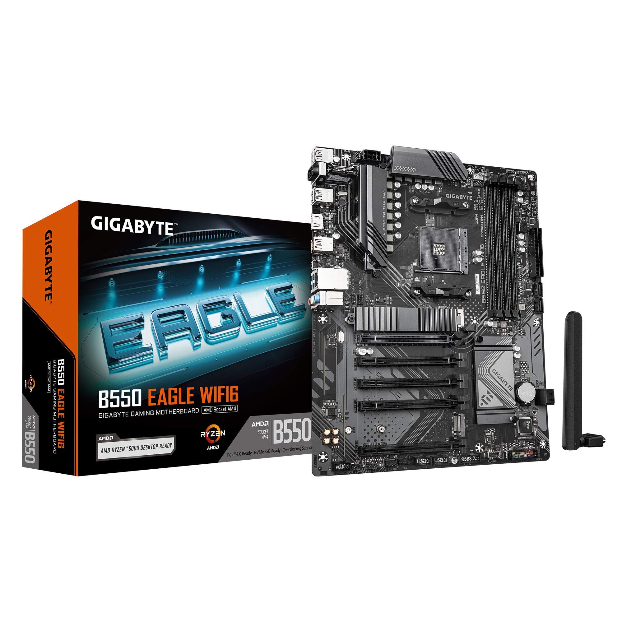 GIGABYTE B550 EAGLE WIFI6 ATX Mainboard - Sockel AM4