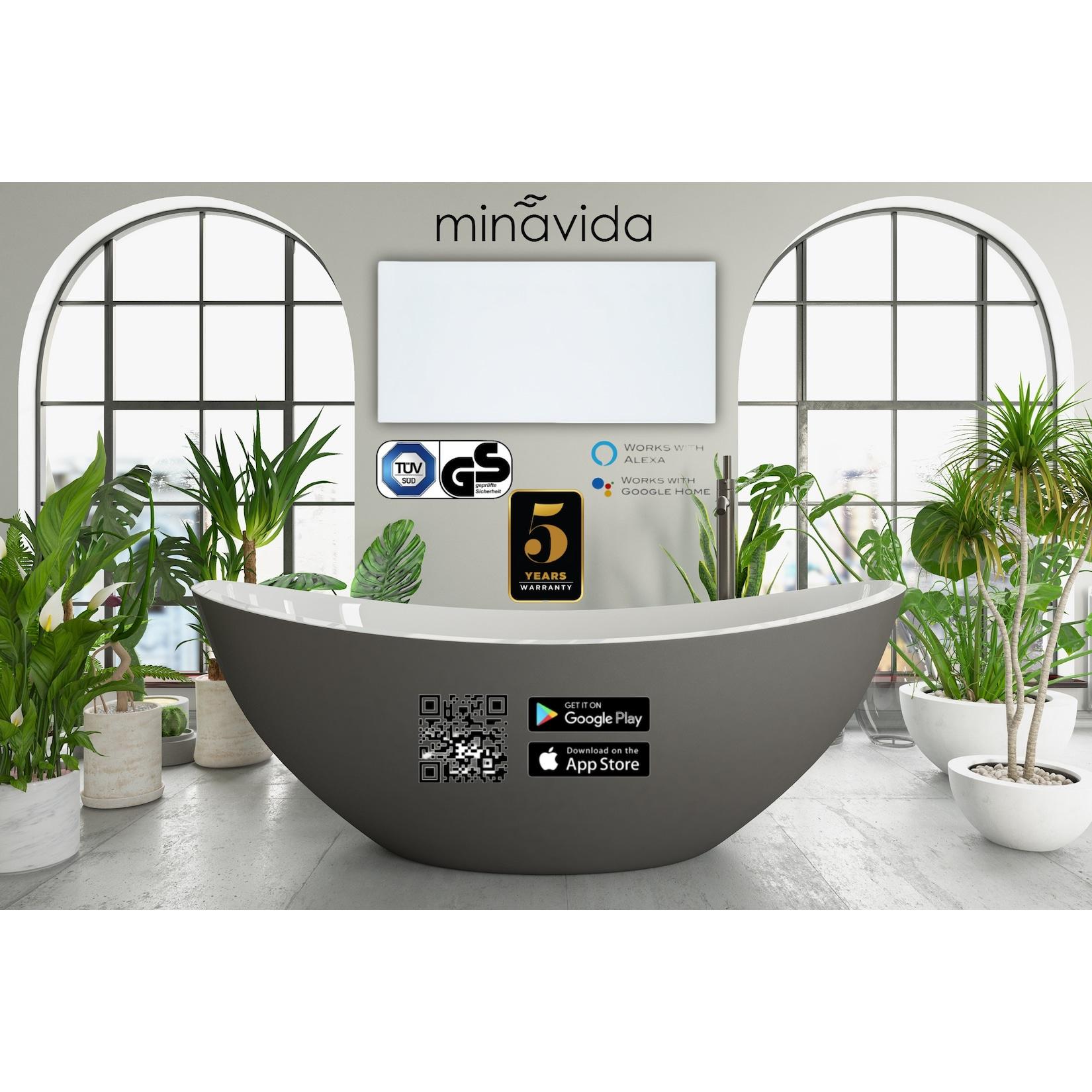 Minavida Infrarot-Wandheizung MVA-700 Watt inkl. Thermostat WiFi