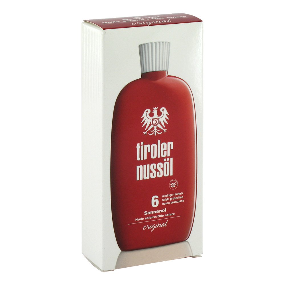 DERMAPHARM AG Tiroler Nussöl Original sonnenöl Wasserfest Lsf 6 05960259