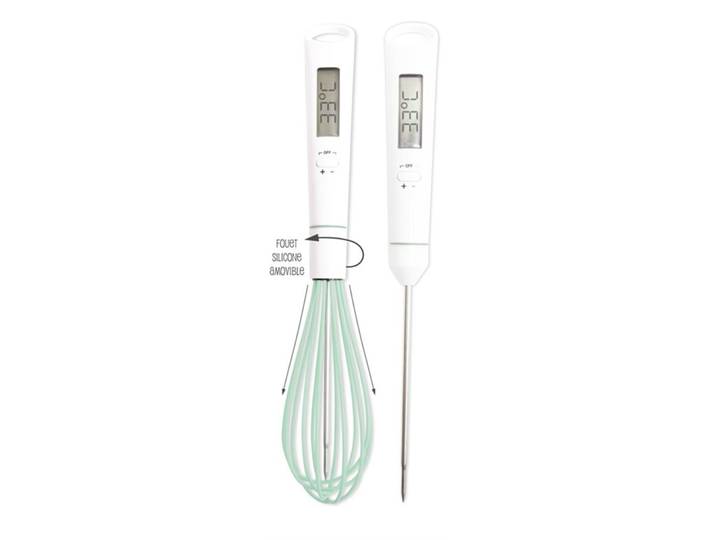 Zuckerthermometer Scrap Cooking Weiss Edelstahl/Kunststoff B 32.5 cm - Zuckerthermometer