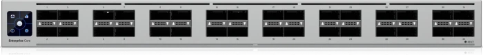 Ubiquiti Ubiquiti Networks Switch UniFi 32xQSFP28 100GBit Managed 19" Rack-Mountable, 1,3" Touchscreen