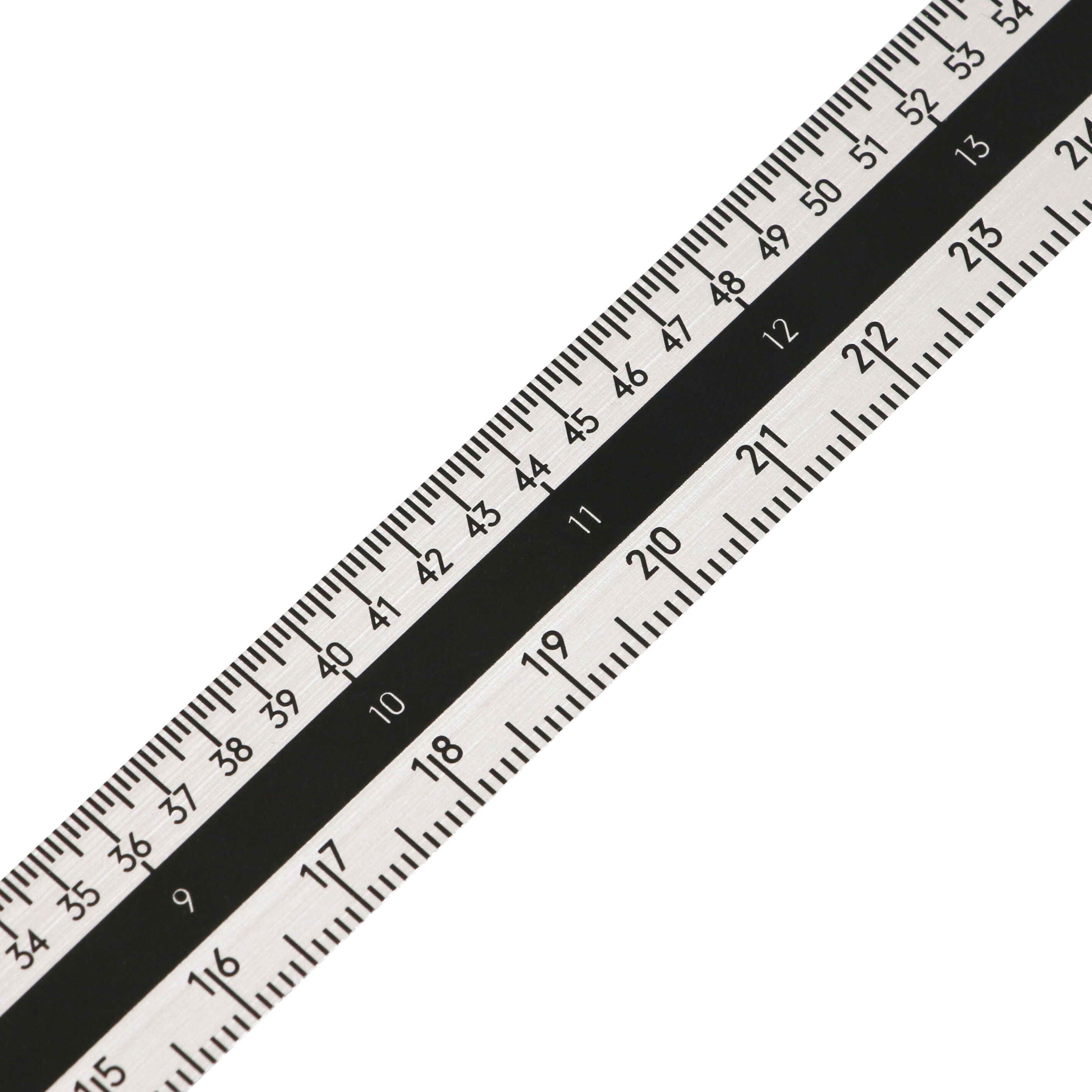 SPRINTIS 1 Regla para textos tipómetro 50 cm   sin tope, plegable sin topes, flexible, rostfreier Stahl, plata