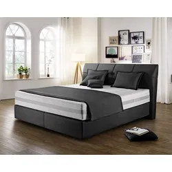 Winkle »Mallawi« Boxspringbett 180x200 cm / 9703 Silber / H3