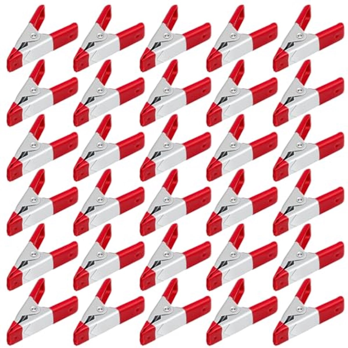 30 stuks Kleine veerklemmen voor doe-het-zelf, houtbewerking en decoratie - 6 cm