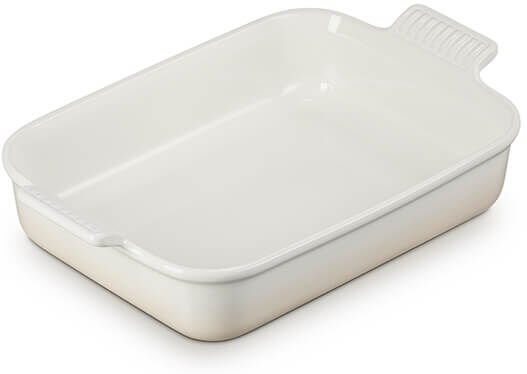 Le Creuset Meringue Stoneware Large 32cm Heritage Rectangular Dish
