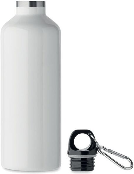 Bouteille isotherme double paroi 500 ml - CARABI blanc