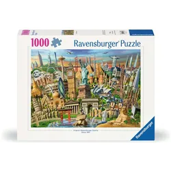 Ravensburger Puzzle 12000332 - Sehenswürdigkeiten weltweit - 1000 Teile