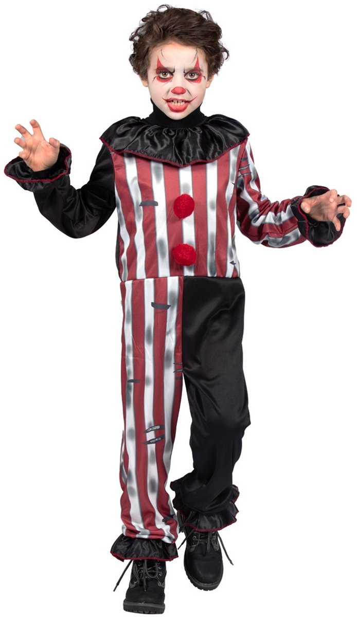Wilbers & Wilbers Scary Gary Clown Kind Kostuum