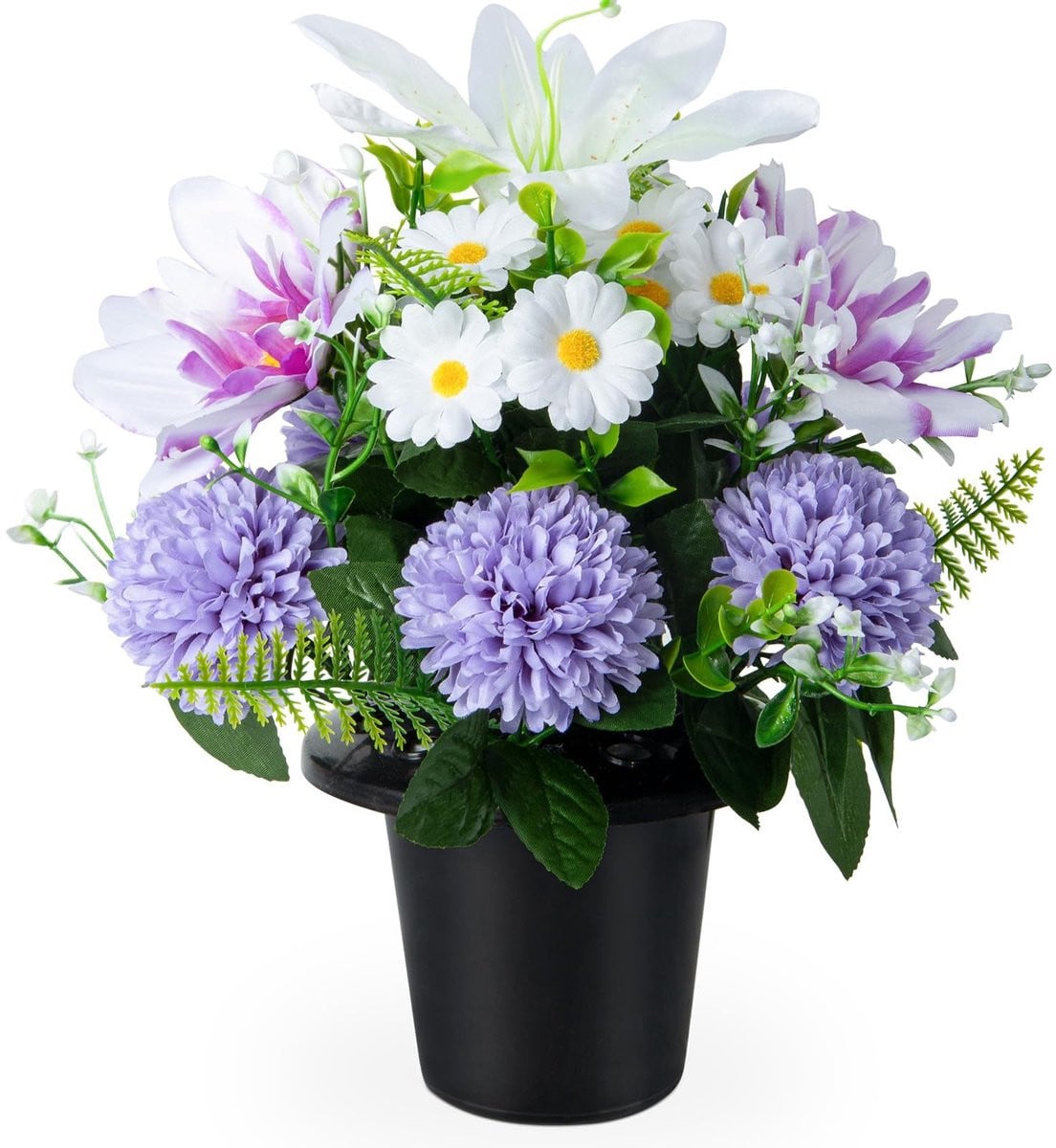 Omgoods Kunstbloemen voor Begraafplaatsen met Pot voor Herinnering