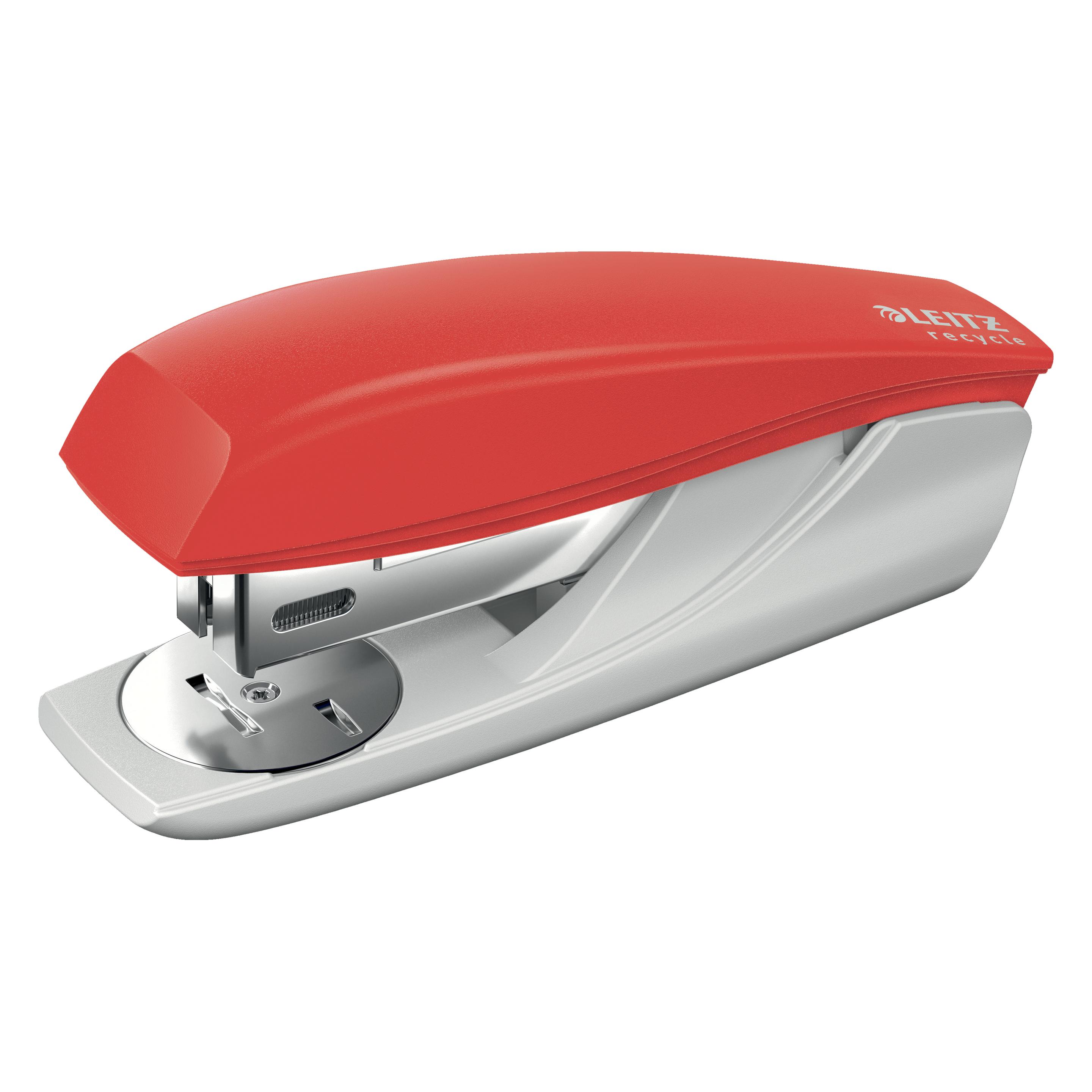 Leitz Heftgerät NeXXt Recycle Mini rot (25 Blätter) (5606-00-25)