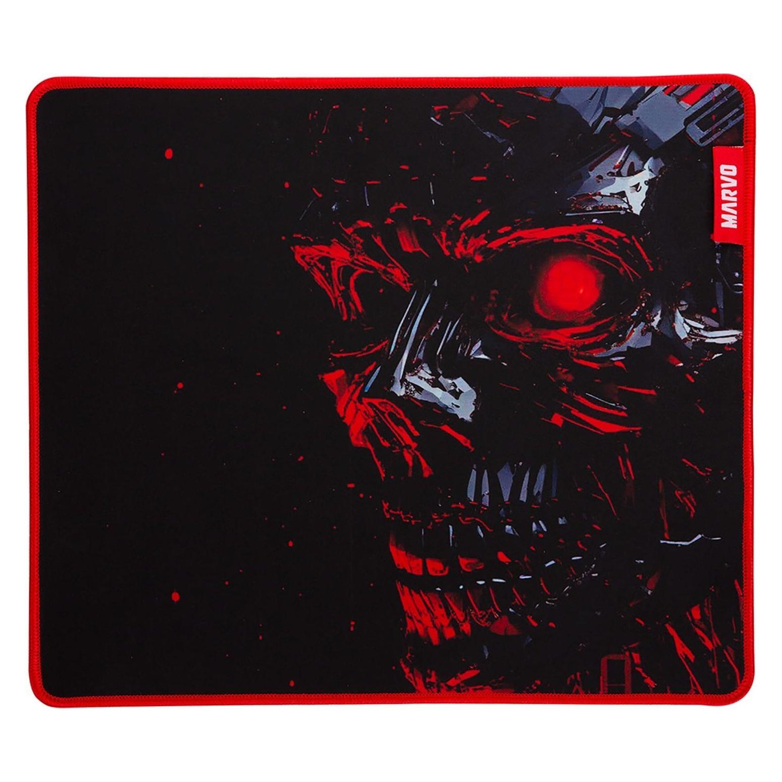 Marvo Noob M schwarz-rot / Gaming-Mauspad / 350 x 300 x 3 mm (M) (47023384)