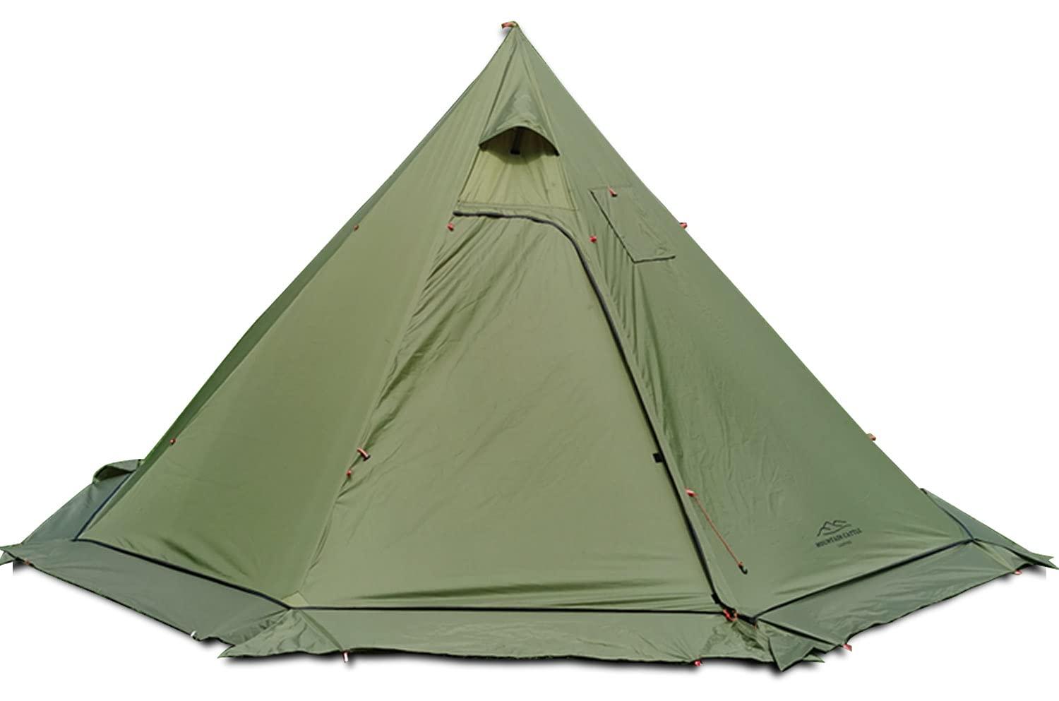 Tipi-Zelt, leicht, für 4 Personen, wasserdichtes Polyester, 223 cm hoch