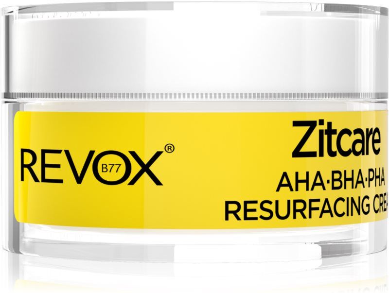 Revox B77 Zitcare AHA BHA PHA Resurfacing Cream smoothing night cream 50 ml