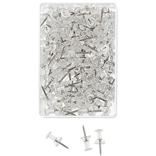 WEDO Pinnwand-Nadeln, glasklar, Großpackung
