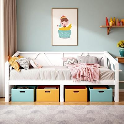 VIVIADORE Full Size Multi-Functional Daybed with Solid Pine Frame, Convertible Sofa and Bed, No Box Spring Needed