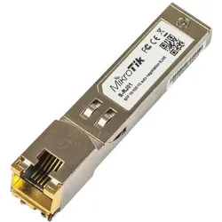 MikroTik S-RJ01. Ethernet Schnittstellen Typ: Gigabit Ethernet, Ethernet LAN Datentransferraten: 10,100,1000, Transceiver