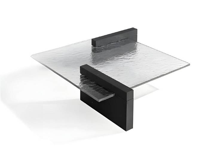 JVmoebel Couchtisch Robuster Transparenter Couchtisch Wohnzimmer Luxuriöser Sofatisch, Made in Europa