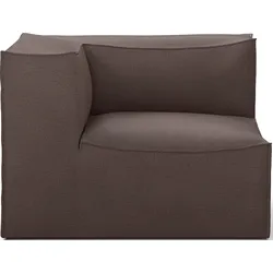 Catena Hot Madison Ecksofa links 108 cm schokoladenbraun