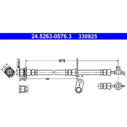 Bremsschlauch ATE 24.5263-0576.3