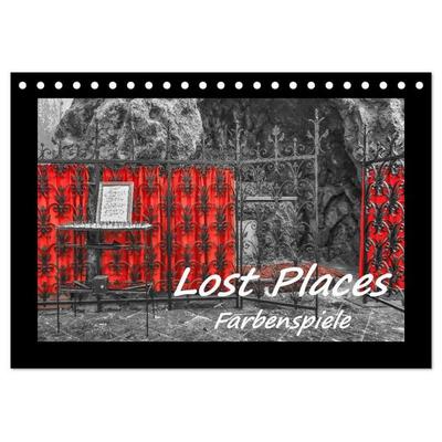 Lost Places - Farbenspiele (Tischkalender 2027 DIN A5 quer), CALVENDO Monatskalender