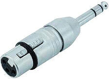 Neutrik Na 3 Fp Adapter Xlr(F)/klinke(M) Stereo
