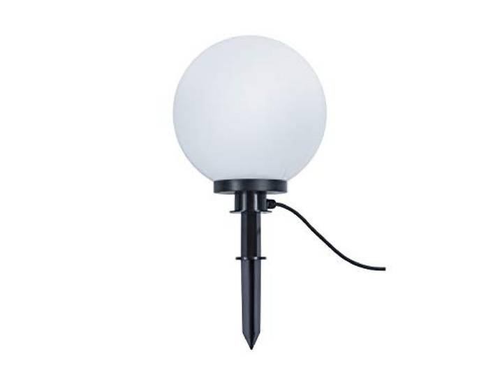 Reality Leuchten Lampe de jardin\, E27\, Blanc\, Plastique\, weiß\, Durchmesser 30cm\, E27