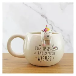 Winkee, Tasse, Kaffeebecher Pet Friends - Einhorn (500 ml, 1x)