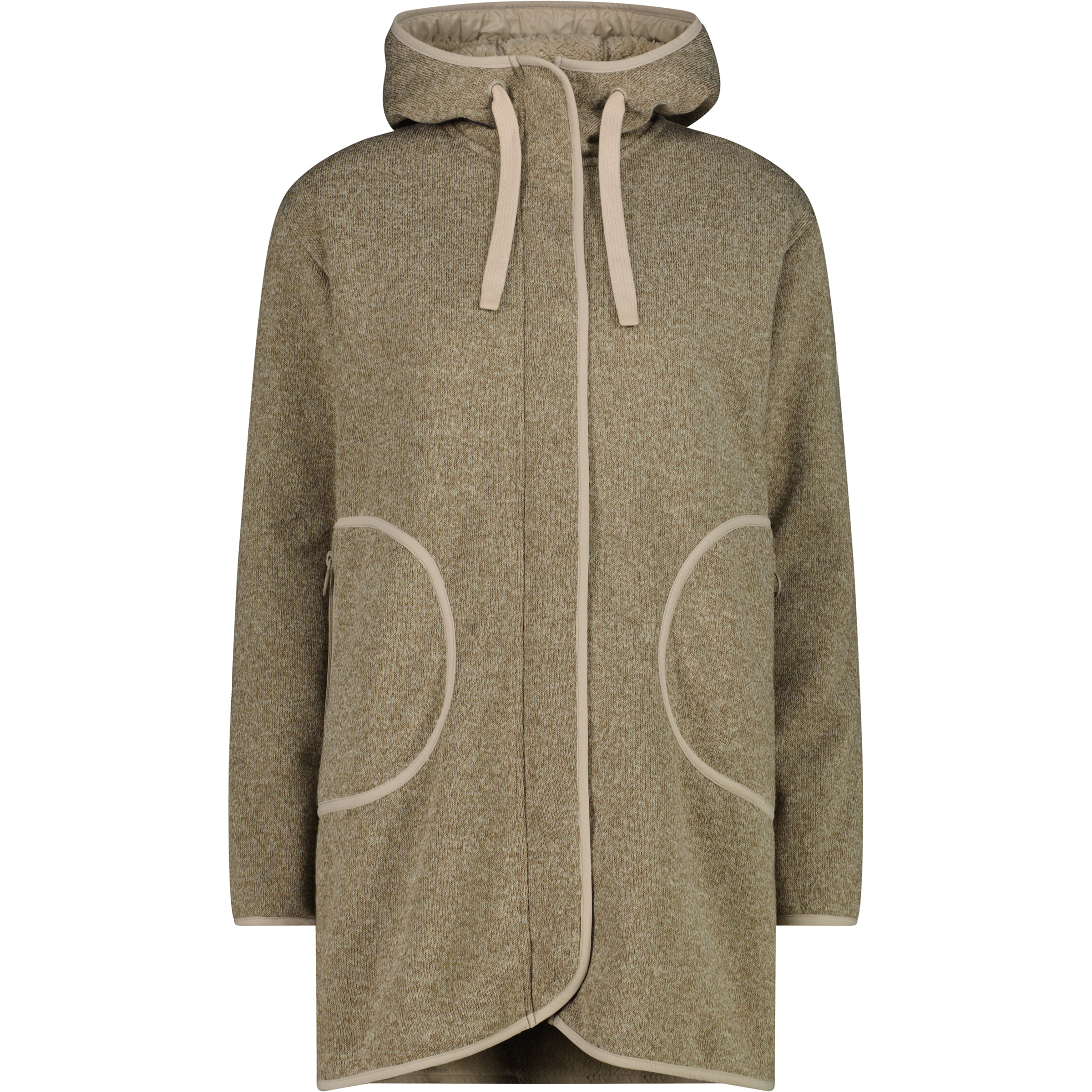 CMP Parka Damen Winterjacke oliv Größe L Lifestyle