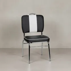 KADIMA DESIGN Retro Esszimmerstuhl, 50er-Jahre Diner Style, bequeme Polsterung, verschiedene Farben