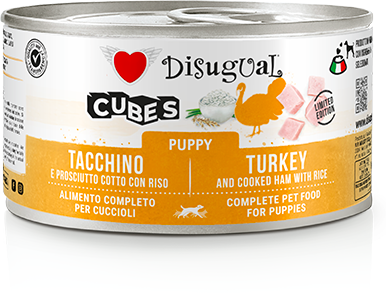 Disugual Cubes Mini-Me 45 Kitten Cat Peru e Presunto Cozido 12 unid x 85g