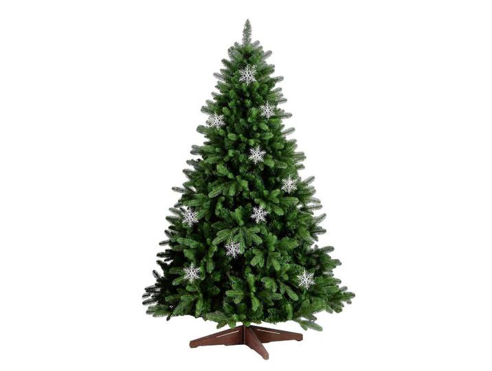 Juskys Weihnachtsbaum Norvi grün 180cm, Grün, Kunststoff, 180 cm, Dekoration, Weihnachtsdekoration, Christbäume & Zubehör